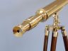 Floor Standing Chrome Harbor Master Telescope 60" is fully assembled