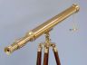 Floor Standing Chrome Harbor Master Telescope 60" is fully assembled