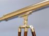 Floor Standing Chrome Harbor Master Telescope 60" is fully assembled