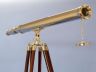 Floor Standing Chrome Harbor Master Telescope 60" is fully assembled