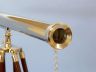 Floor Standing Chrome Harbor Master Telescope 60" is fully assembled