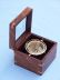 Solid Brass Lifeboat Compass w/ Rosewood Box 7" is fully assembled