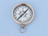 Solid Brass Beveled Lensatic Compass w/ Rosewood Box 4" is fully assembled