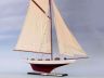 model sailboats is fully assembled