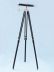 Floor Standing Admiral's Chrome/Leather Binoculars on stand 62