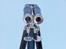 Floor Standing Admiral's Chrome/Leather Binoculars on stand 62