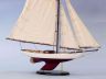 model sailboats is fully assembled