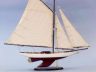 model sailboats is fully assembled