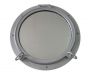 Silver Porthole Window 24" is fully assembled