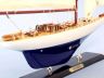 model sailboats is fully assembled
