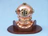 diving helmet is fully assembled