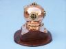 diving helmet is fully assembled