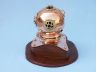 diving helmet is fully assembled