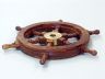 ship's wheel is fully assembled