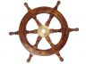 ship's wheel is fully assembled