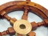 ship's wheel is fully assembled