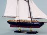 model sailboats is fully assembled