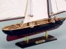 model sailboats is fully assembled