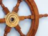 ship's wheel is fully assembled