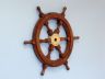 ship's wheel is fully assembled