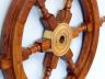 ship's wheel is fully assembled