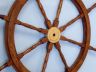 ship's wheel is fully assembled