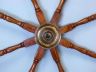 ship's wheel is fully assembled