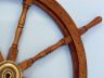 ship's wheel is fully assembled