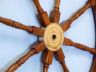 ship's wheel is fully assembled