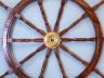 ship's wheel is fully assembled