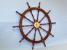 ship's wheel is fully assembled