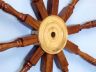 ship's wheel is fully assembled