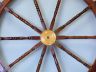 ship's wheel is fully assembled