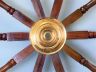 ship's wheel is fully assembled