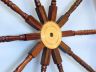 ship's wheel is fully assembled