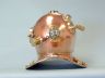 diving helmet is fully assembled