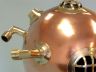 diving helmet is fully assembled