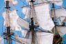 historic ship models is fully assembled