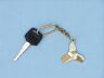 compass keychain is fully assembled