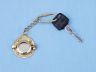 compass keychain is fully assembled