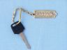 compass keychain is fully assembled