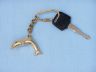 compass keychain is fully assembled