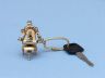 compass keychain is fully assembled