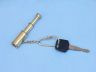 compass keychain is fully assembled