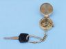 compass keychain is fully assembled