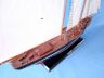model sailboats is fully assembled