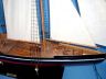 model sailboats is fully assembled