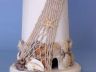 handcrafted beach decor is fully assembled