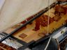 historic ship models is fully assembled