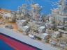 model war ships is fully assembled